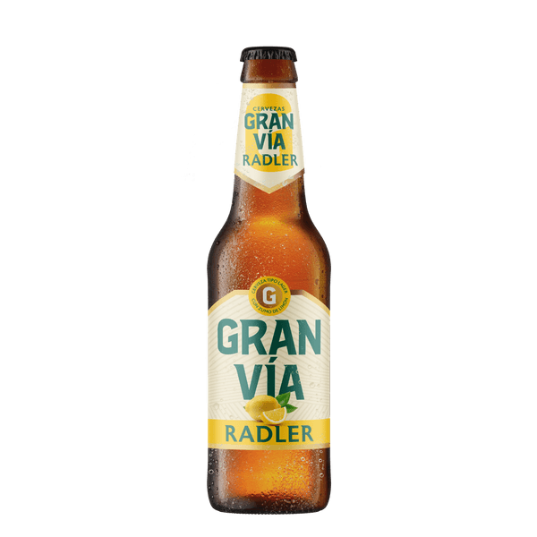 Cervesa Gran Vía Radler amb llimona en ampolla